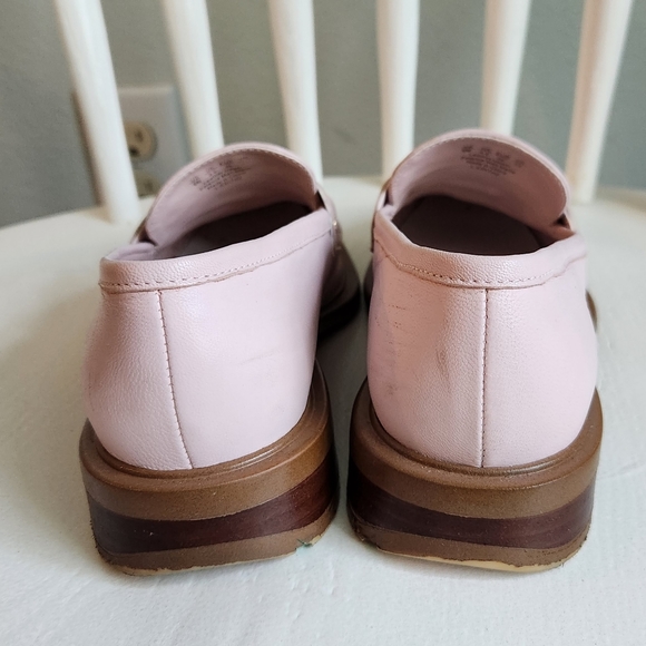 Franco Sarto pink leather loafers US 6 - Picture 4 of 11